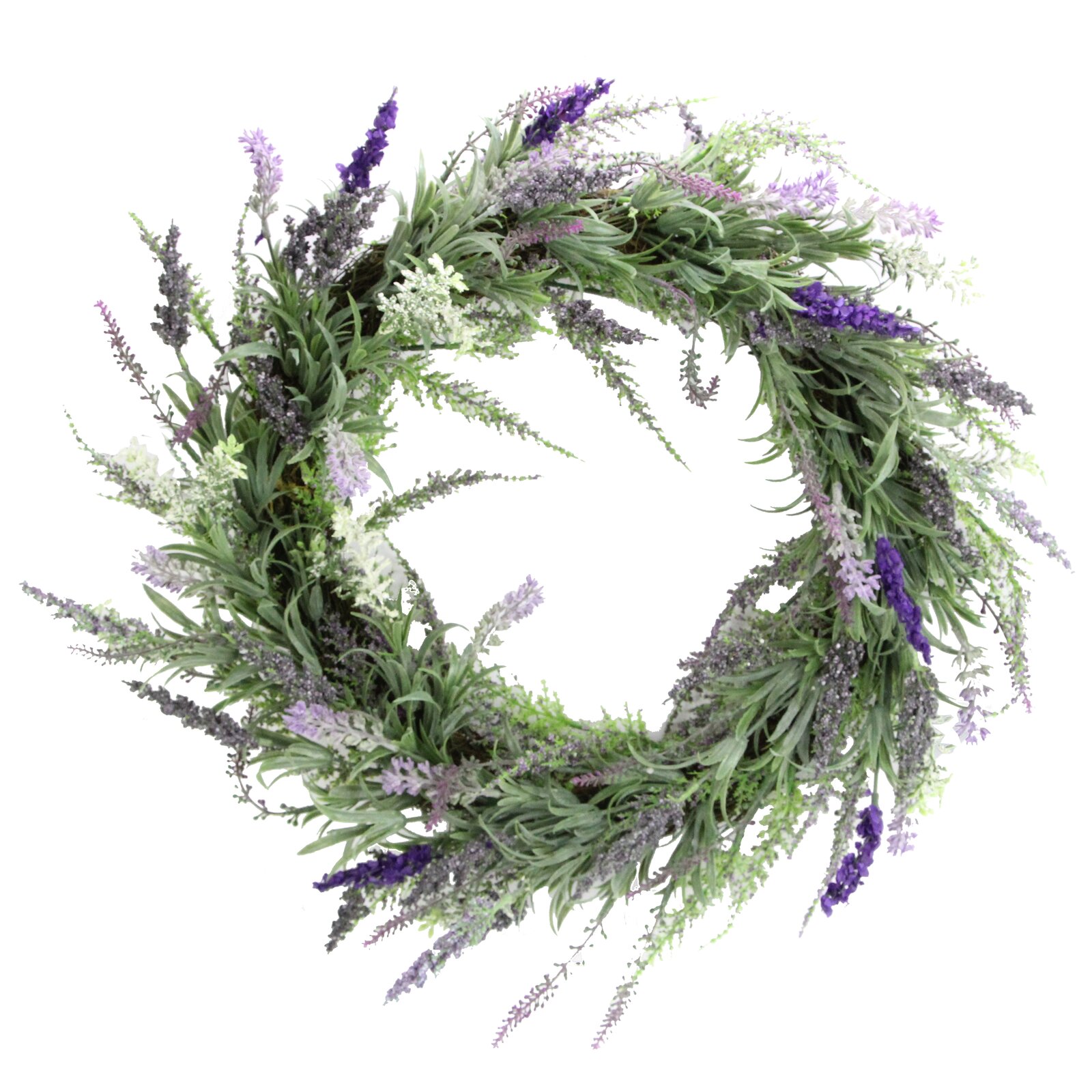 Ophelia & Co. Faux Lavender 22'' Wreath & Reviews